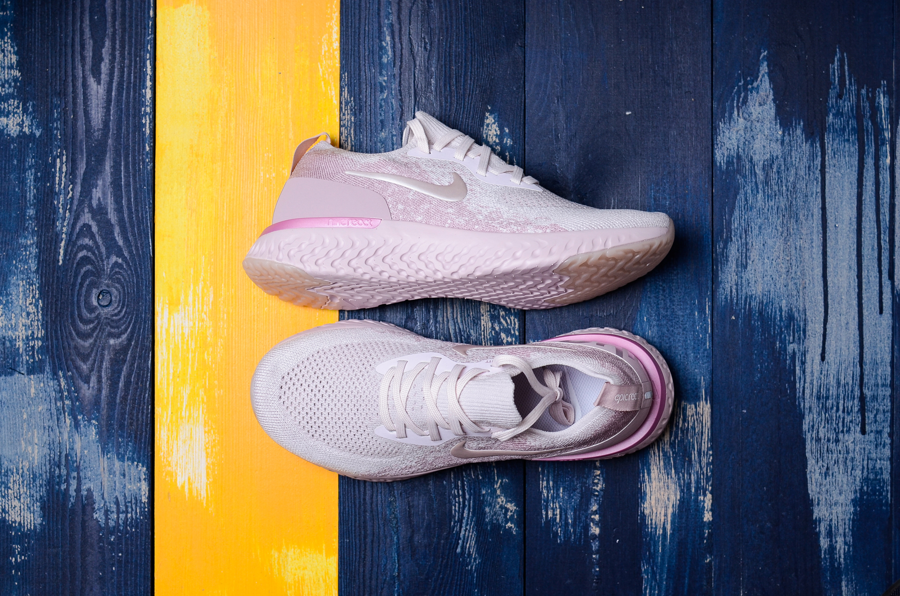 Nike Epic React Flyknit Pink For Women - Click Image to Close
